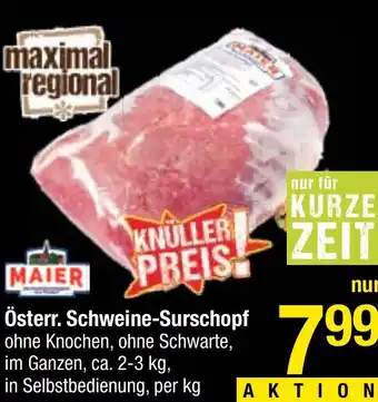 Maximarkt Österr. Schweine-Surschopf Angebot