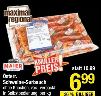 Maximarkt Österr. Schweine-Surbauch Angebot