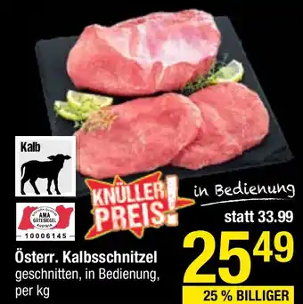 Maximarkt Österr. Kalbsschnitzel Angebot