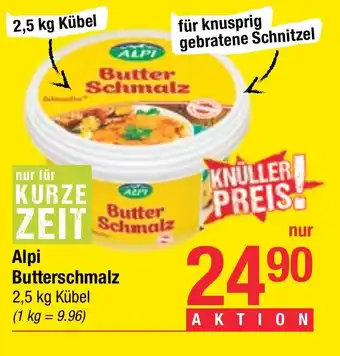 Maximarkt ALPI Butter Schmalz Angebot