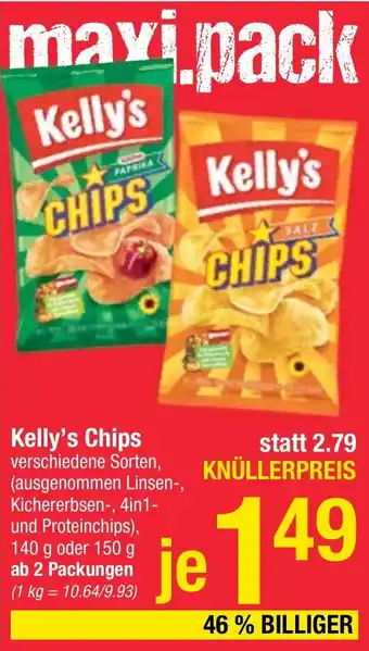 Maximarkt Kelly's Chips Angebot