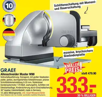 Maximarkt Allesschneider Master M90 Angebot
