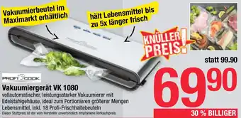 Maximarkt Vakuumiergerät VK 1080 Angebot