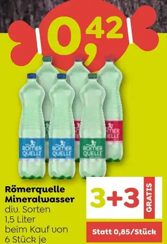 ADEG Romerquelle Mineralwasser Angebot