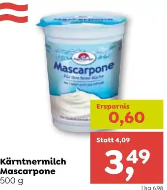 ADEG Kärntnermilch Mascarpone 500 g Angebot