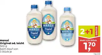 ADEG Maresi Original od. leicht 500g Angebot
