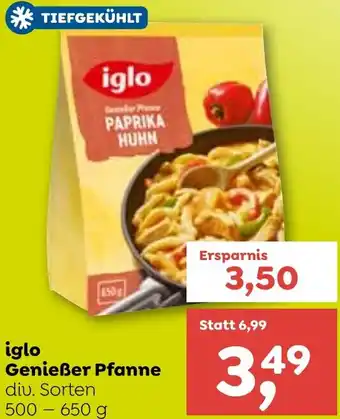 ADEG iglo Genießer Pfanne div. Sorten 500 - 650 g Angebot