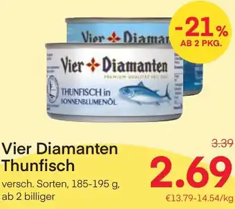 MPreis Vier Diamanten Thunfisch Angebot