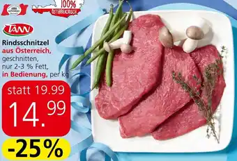 Spar Rindsschnitzel Angebot