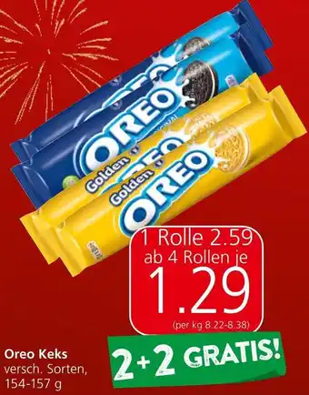 Spar Oreo Keks versch. Sorten, 154-157 g Angebot
