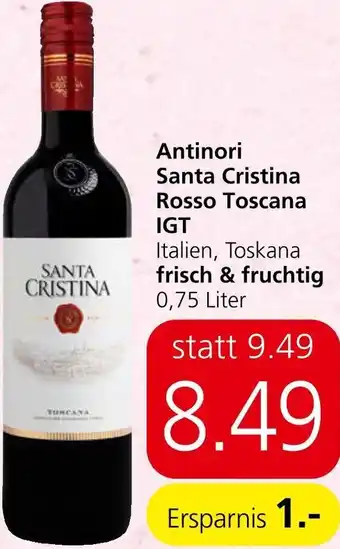 Spar Antinori Santa Cristina Rosso Toscana IGT Angebot