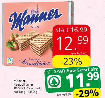 Spar Manner Neapolitaner 18 Angebot