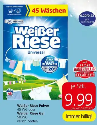 Spar Weißer Riese Pulver Angebot