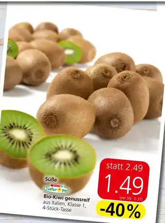 Spar Bio-Kiwi genussreif aus Italien 4-Stück-Tasse Angebot