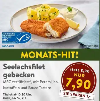 Interspar Seelachsfilet gebacken Angebot