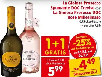 Interspar La Gioiosa Prosecco Angebot