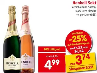 Interspar Henkell Sekt Angebot