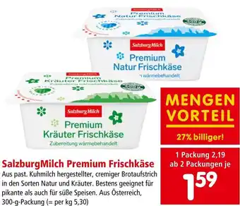 Interspar Salzburg Milch Premium Frischkäse Angebot