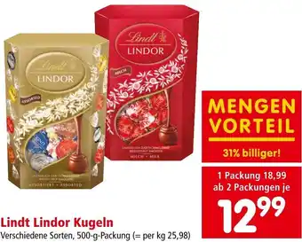 Interspar Lindt Lindor Kugeln Angebot