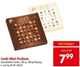 Interspar Lindt Mini Pralinés Angebot