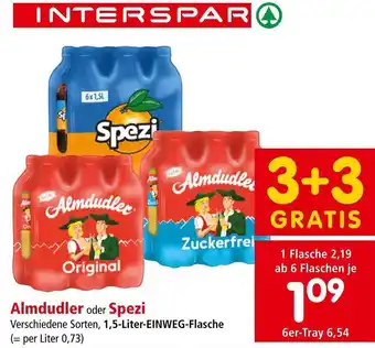 Interspar Almdudler Angebot