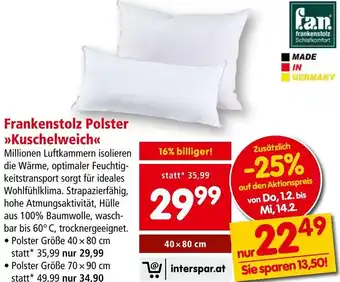 Interspar Frankenstolz Polster Angebot