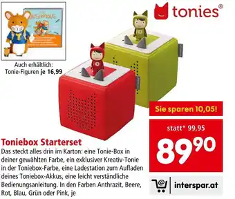 Interspar Toniebox Starterset Angebot