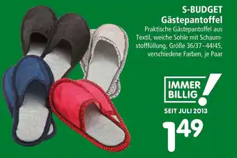 Interspar S-BUDGET Gästepantoffel Angebot