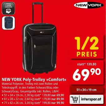 Interspar NEW YORK Poly-Trolley »Comfort Angebot