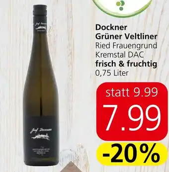 Eurospar Dockner Grüner Veltliner Angebot
