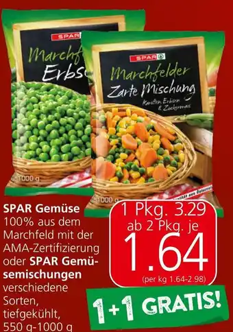 Eurospar SPAR Gemüse Angebot