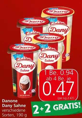 Eurospar Danone Dany Sahne Angebot