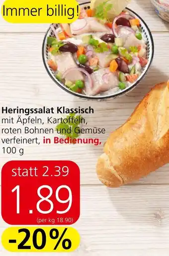 Eurospar Heringssalat Klassisch 100g Angebot
