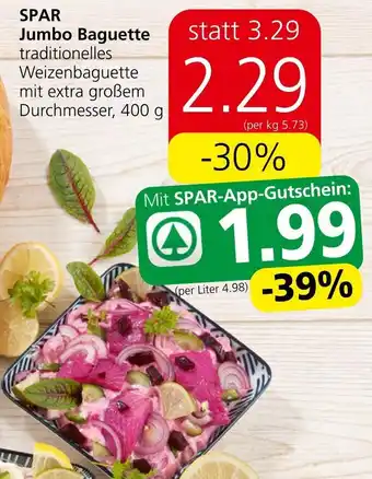 Eurospar SPAR Jumbo Baguette Angebot