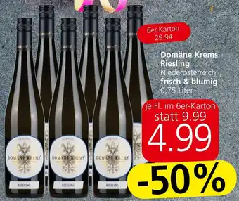 Eurospar DOMANE RREMS RIESLING Angebot