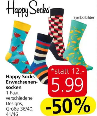 Eurospar Happy Socks Erwachsenen-socken Angebot