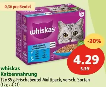 Fressnapf whiskas Katzennahrung Angebot