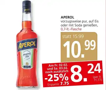 SPAR Gourmet APEROL Angebot
