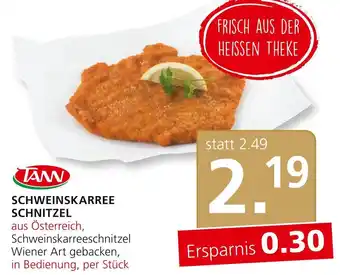 SPAR Gourmet SCHWEINSKARREE SCHNITZEL Angebot