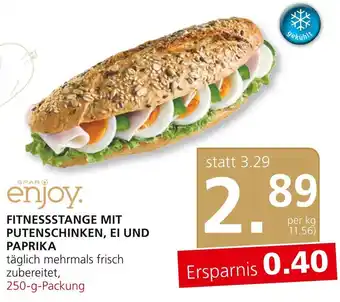 SPAR Gourmet FITNESSSTANGE MIT PUTENSCHINKEN, EI UND PAPRIKA Angebot
