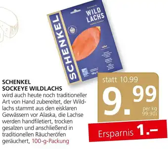 SPAR Gourmet SCHENKEL SOCKEYE WILDLACHS Angebot