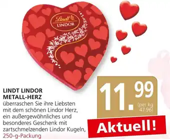 SPAR Gourmet LINDT LINDOR METALL-HERZ Angebot