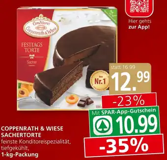 SPAR Gourmet COPPENRATH & WIESE SACHERTORTE Angebot