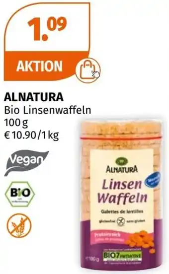 Müller ALNATURA Bio Linsenwaffeln 100 g Angebot