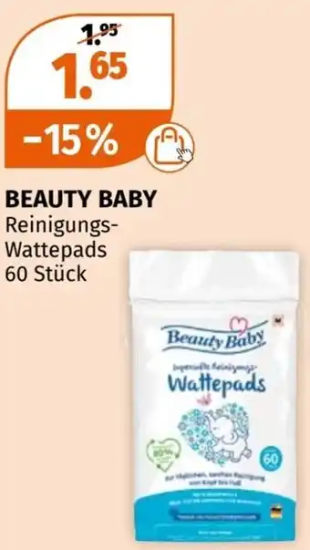 Müller BEAUTY BABY Reinigungs-Wattepads Angebot