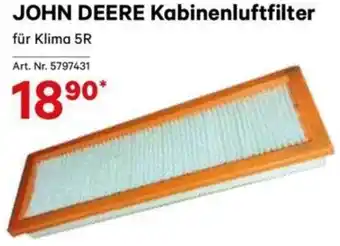 Lagerhaus JOHN DEERE Kabinenluftfilter Angebot