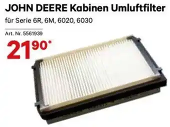 Lagerhaus JOHN DEERE Kabinen Umluftfilter Angebot
