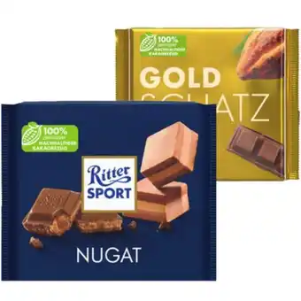 PENNY Ritter Sport Grosstafel od. Schokowürfel div. Sorten Penny 1 Packung Angebot