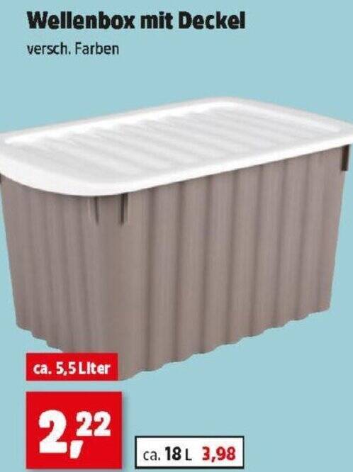 Wellenbox mit Deckel Angebot bei Thomas Philipps