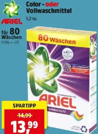 Thomas Philipps ARIEL Color- oder Vollwaschmittel Angebot